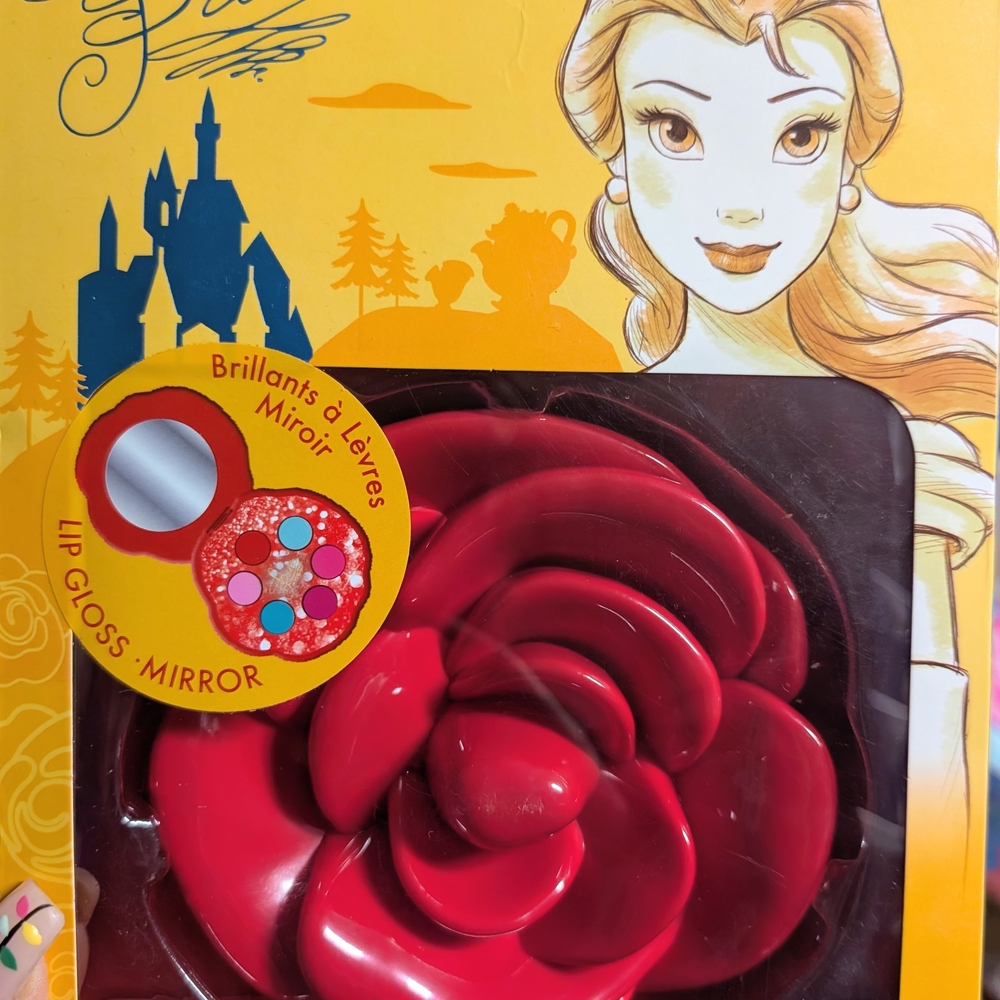 Disney Red Rose Lip Gloss with Mirror